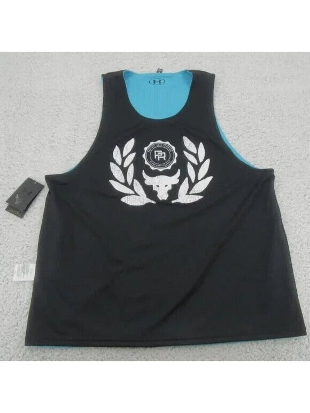 Under Armour Project Rock Training Reversible Gym Tank Top Mens Size Medium NEW - Picture 3 of 11